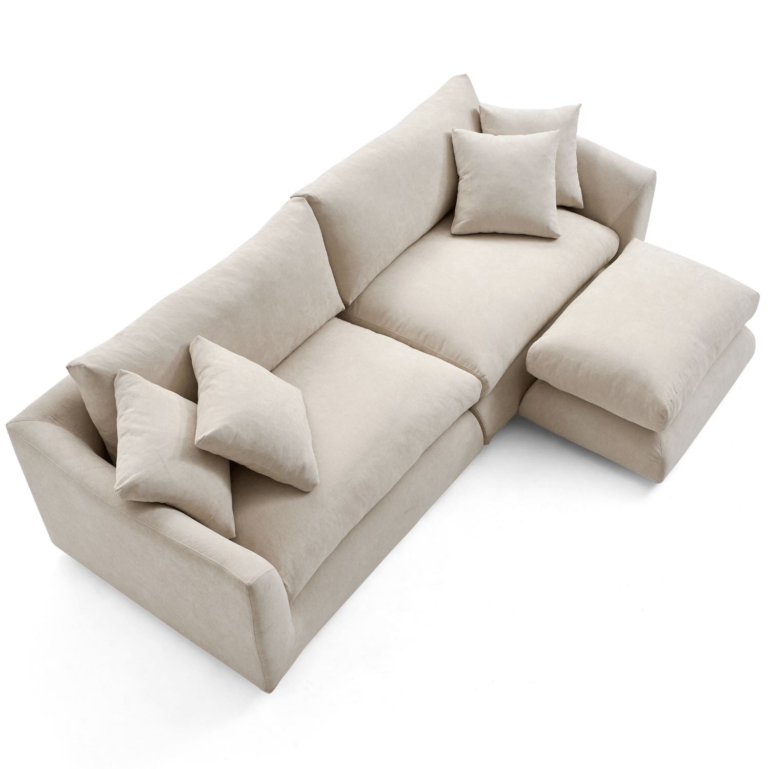 Feathers Sofa + Ottoman - Valyou