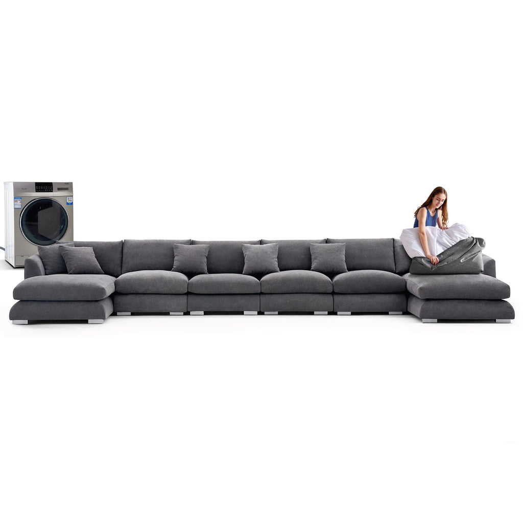 Feathers U-Sectional, sectional, Mario Capasa | Valyou Furniture 