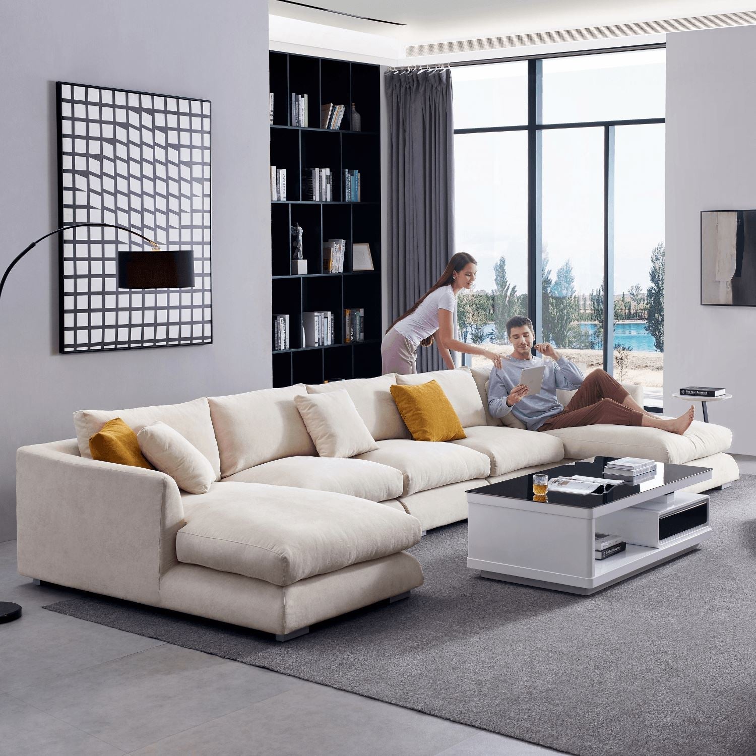 Feathers U-Sectional - Valyou