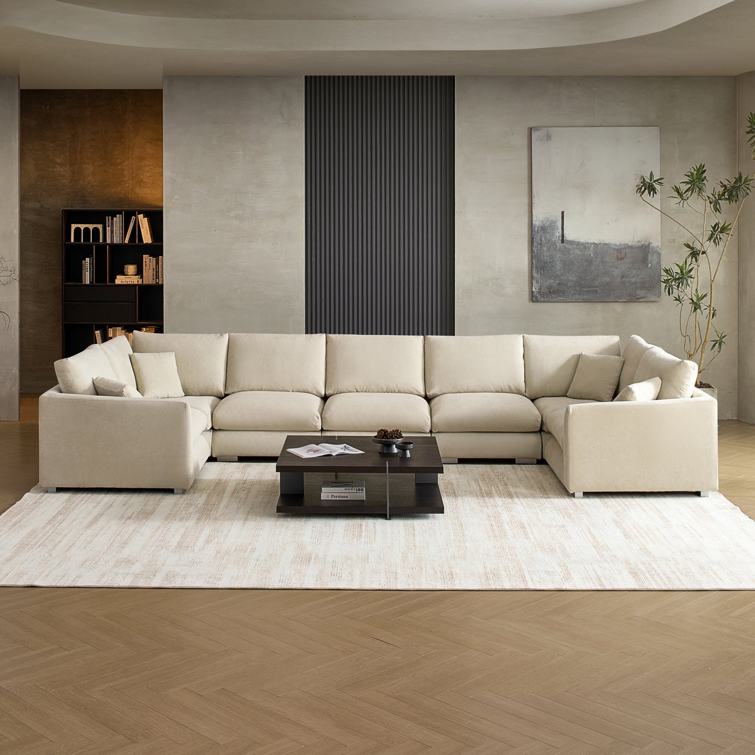 Feathers U-Sectional