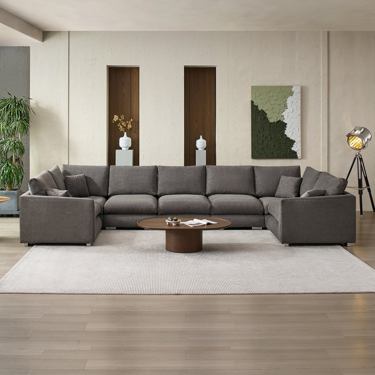 Feathers U-Sectional