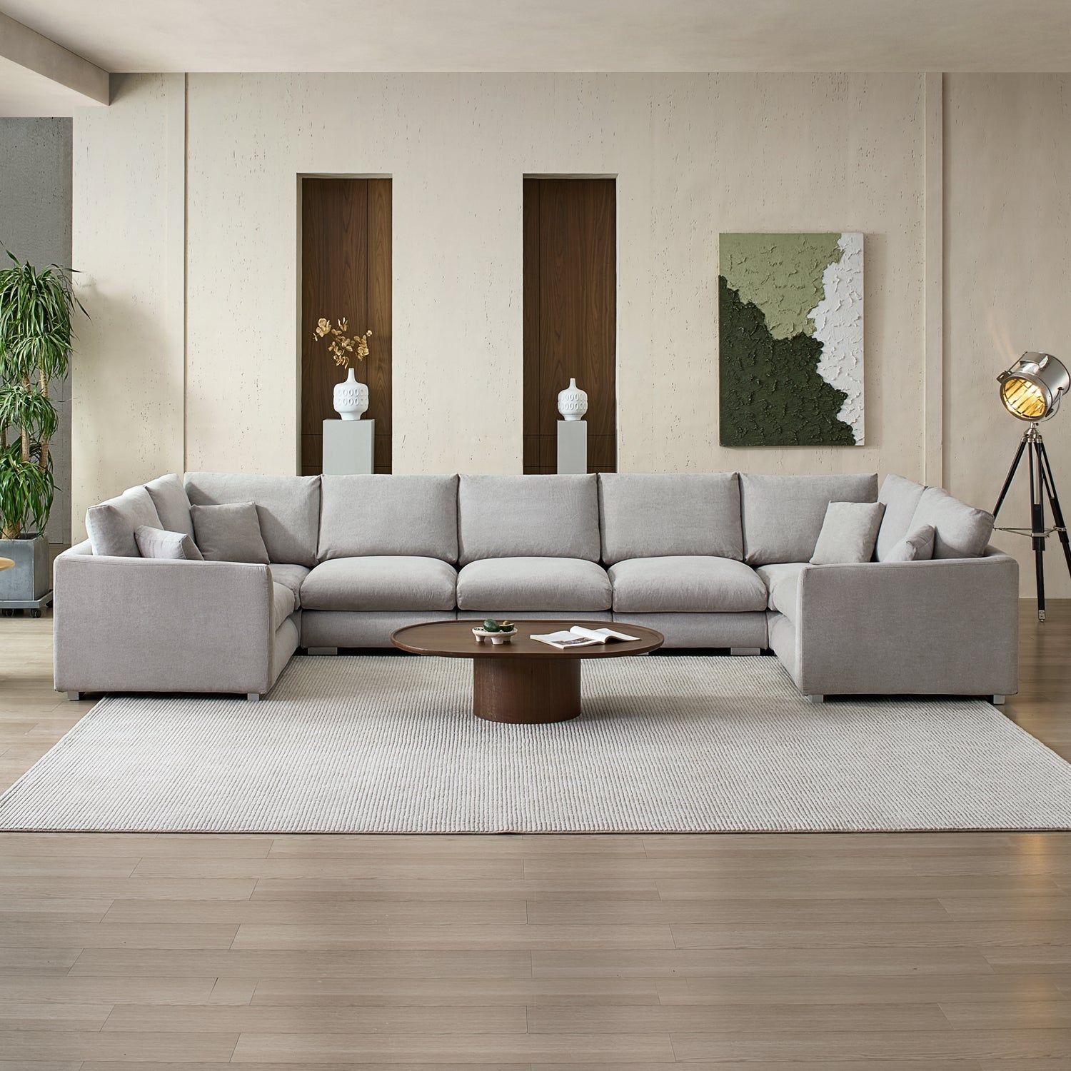 Feathers U-Sectional