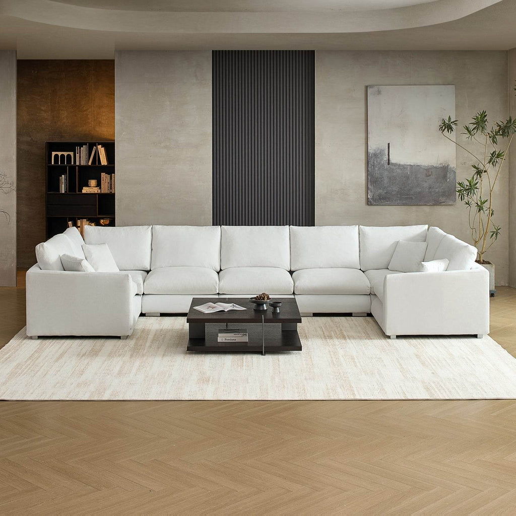 Feathers U-Sectional - Valyouweho