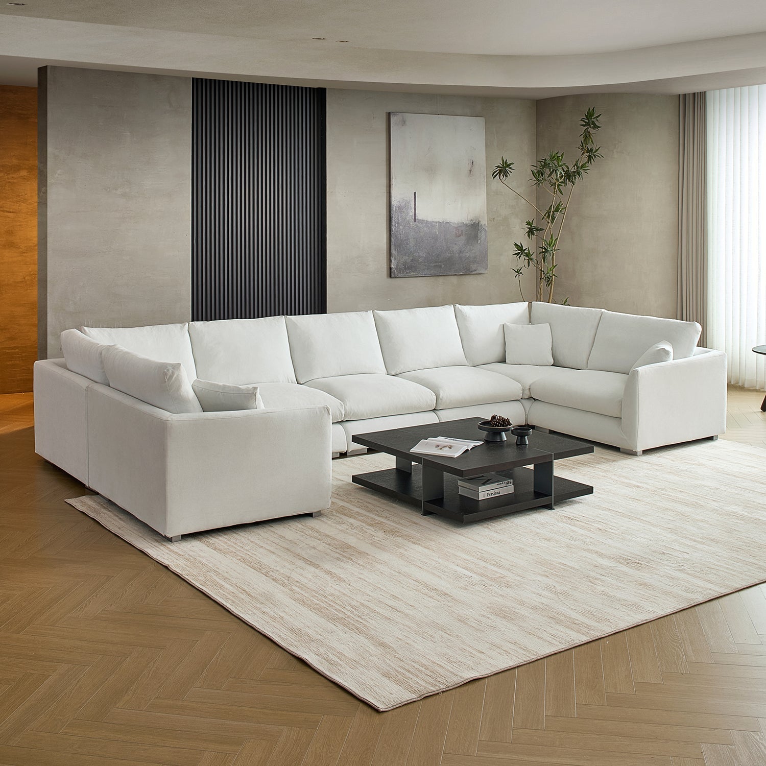 Feathers U-Sectional