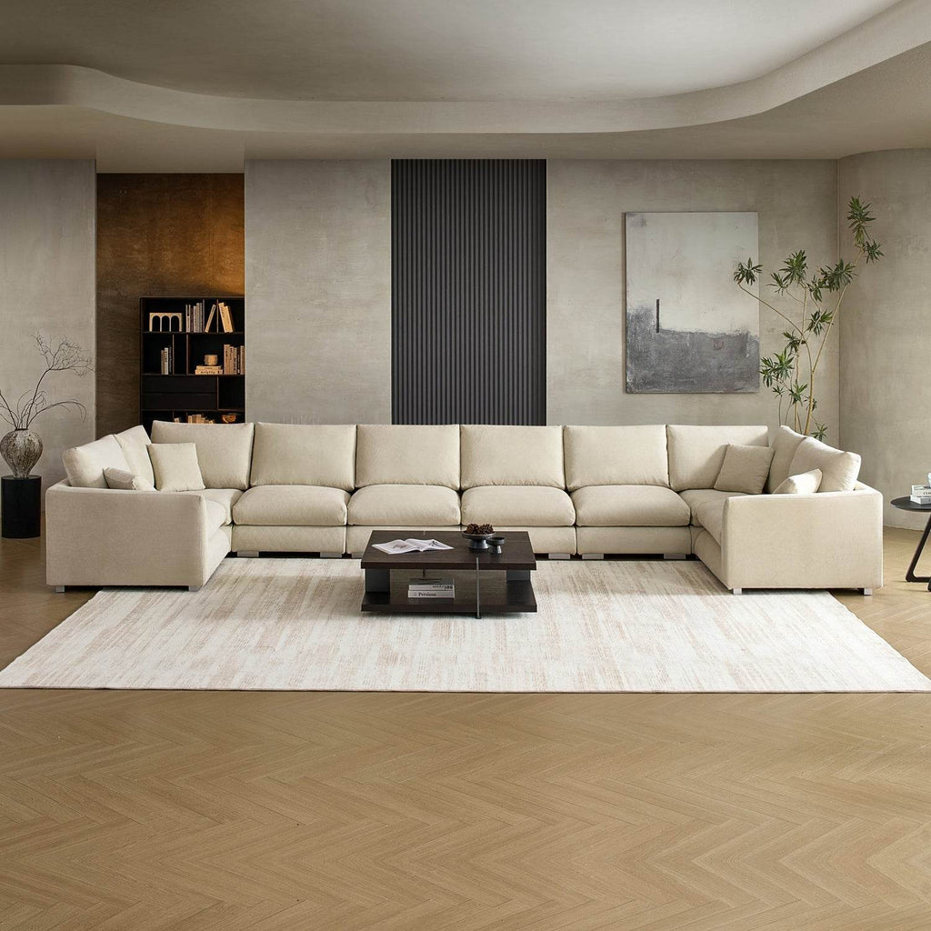 Feathers U-Sectional - Valyouweho