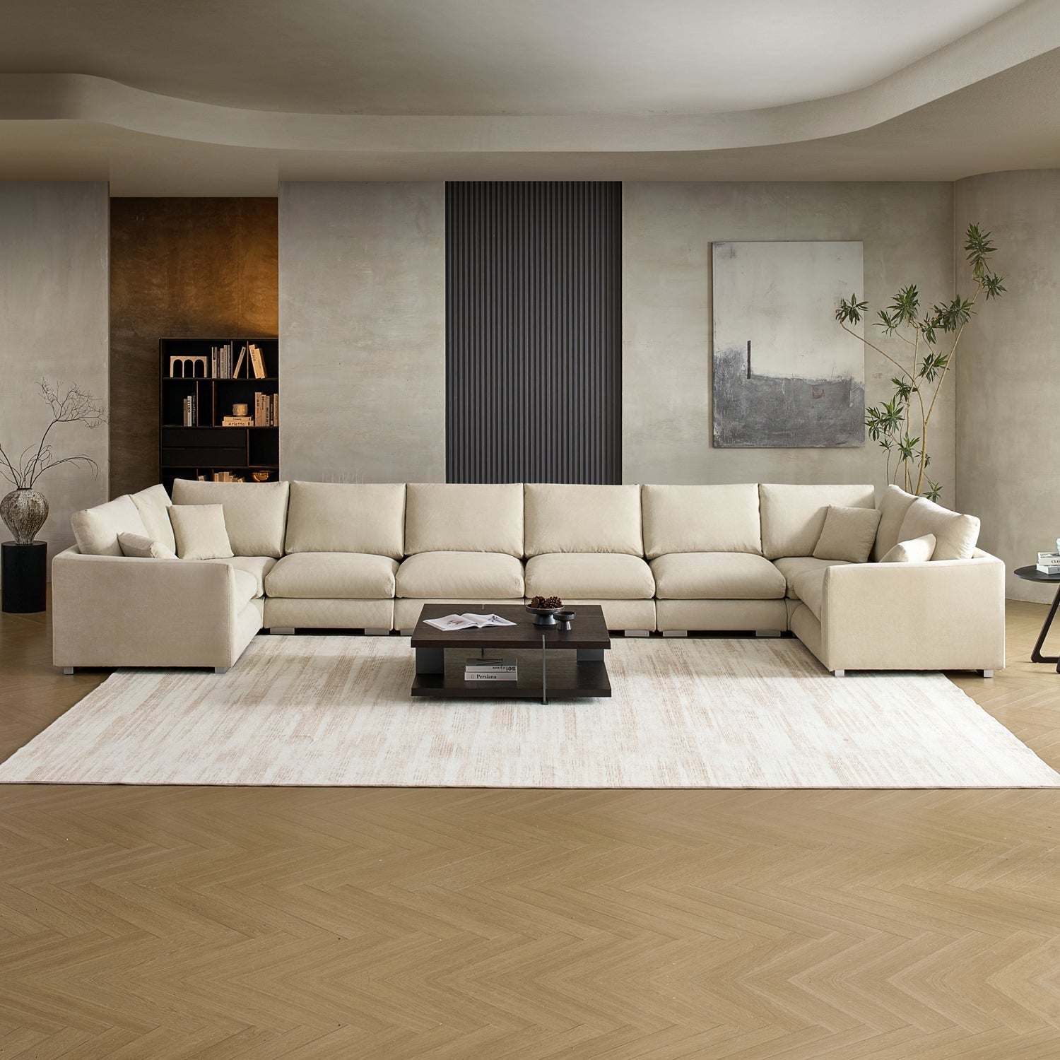Feathers U-Sectional