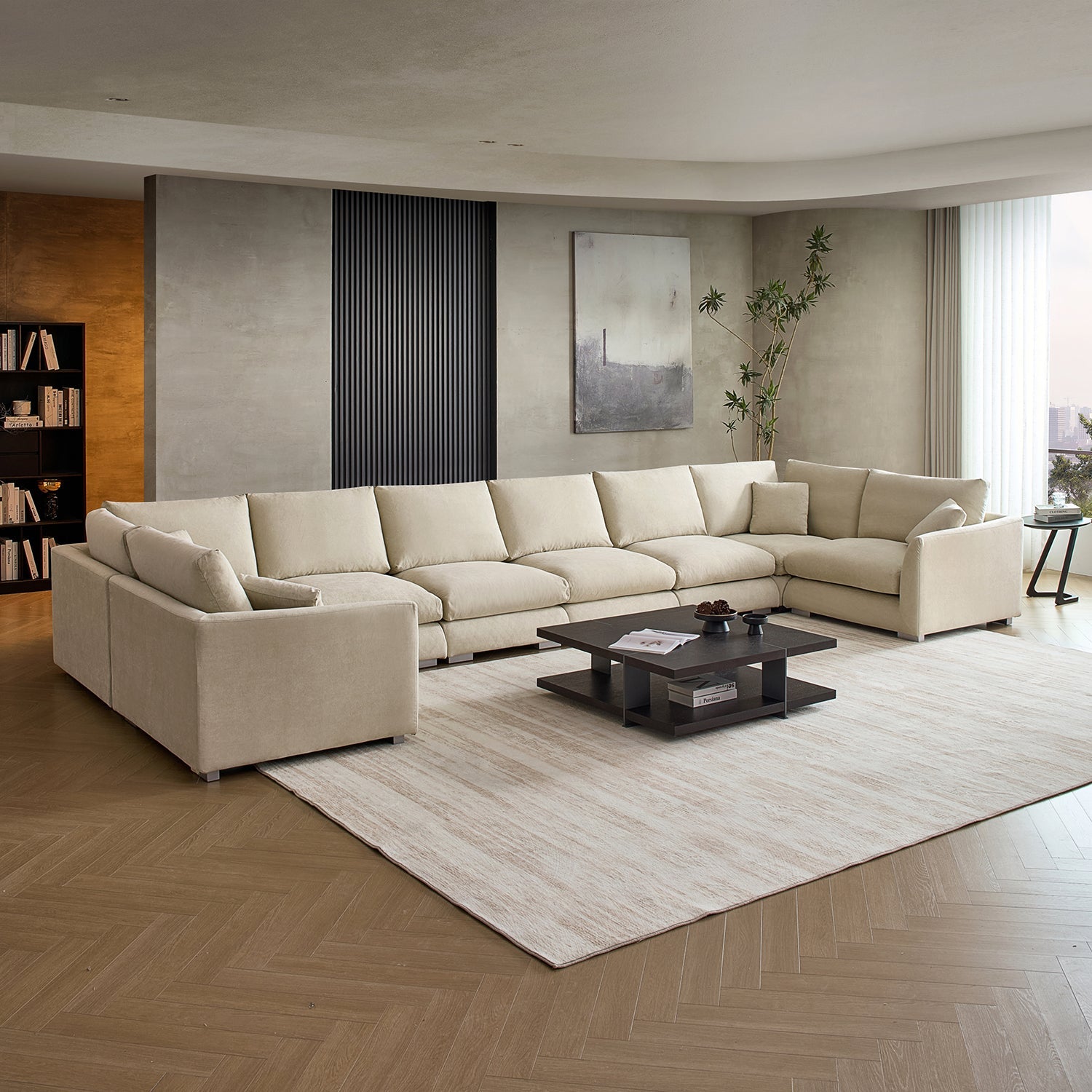 Feathers U-Sectional
