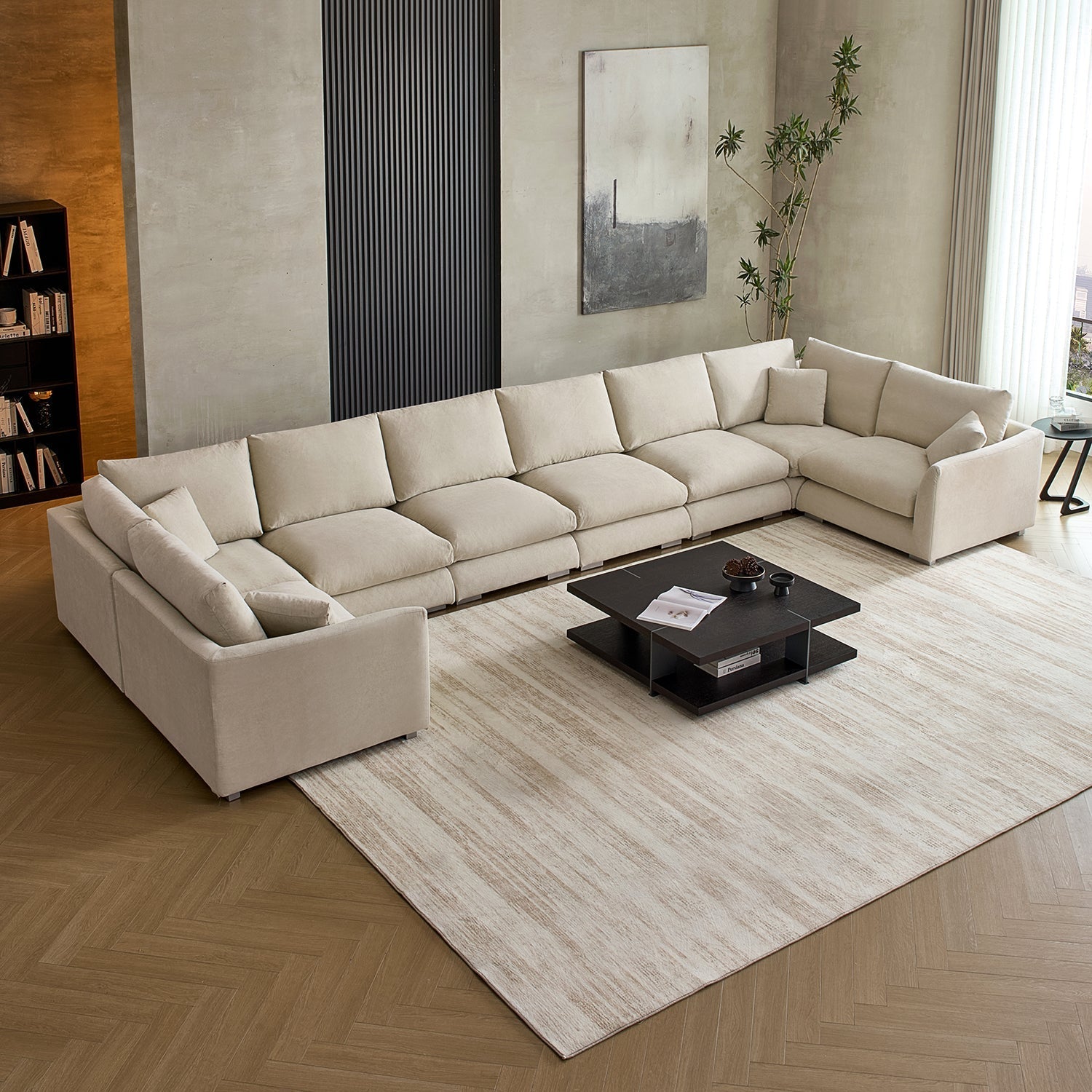 Feathers U-Sectional