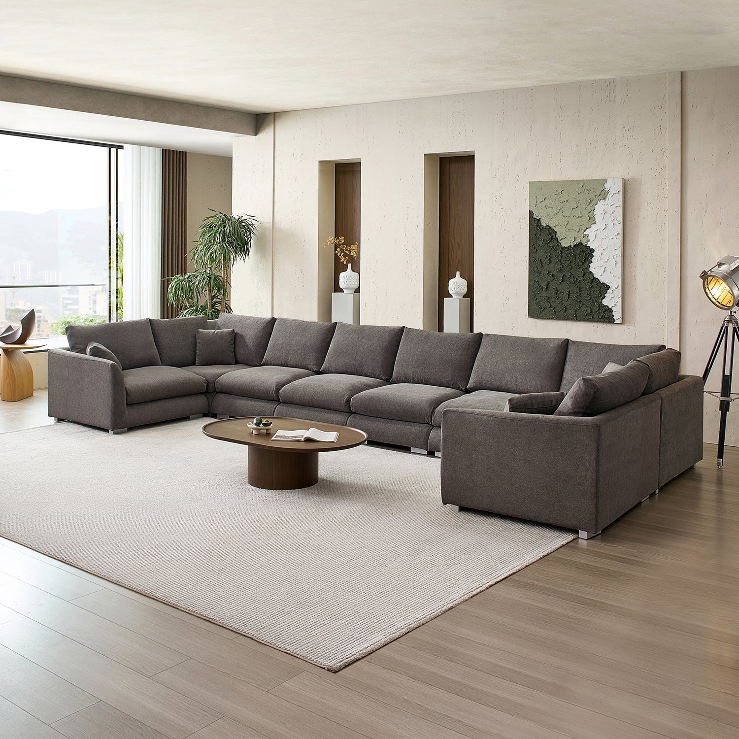 Feathers U-Sectional