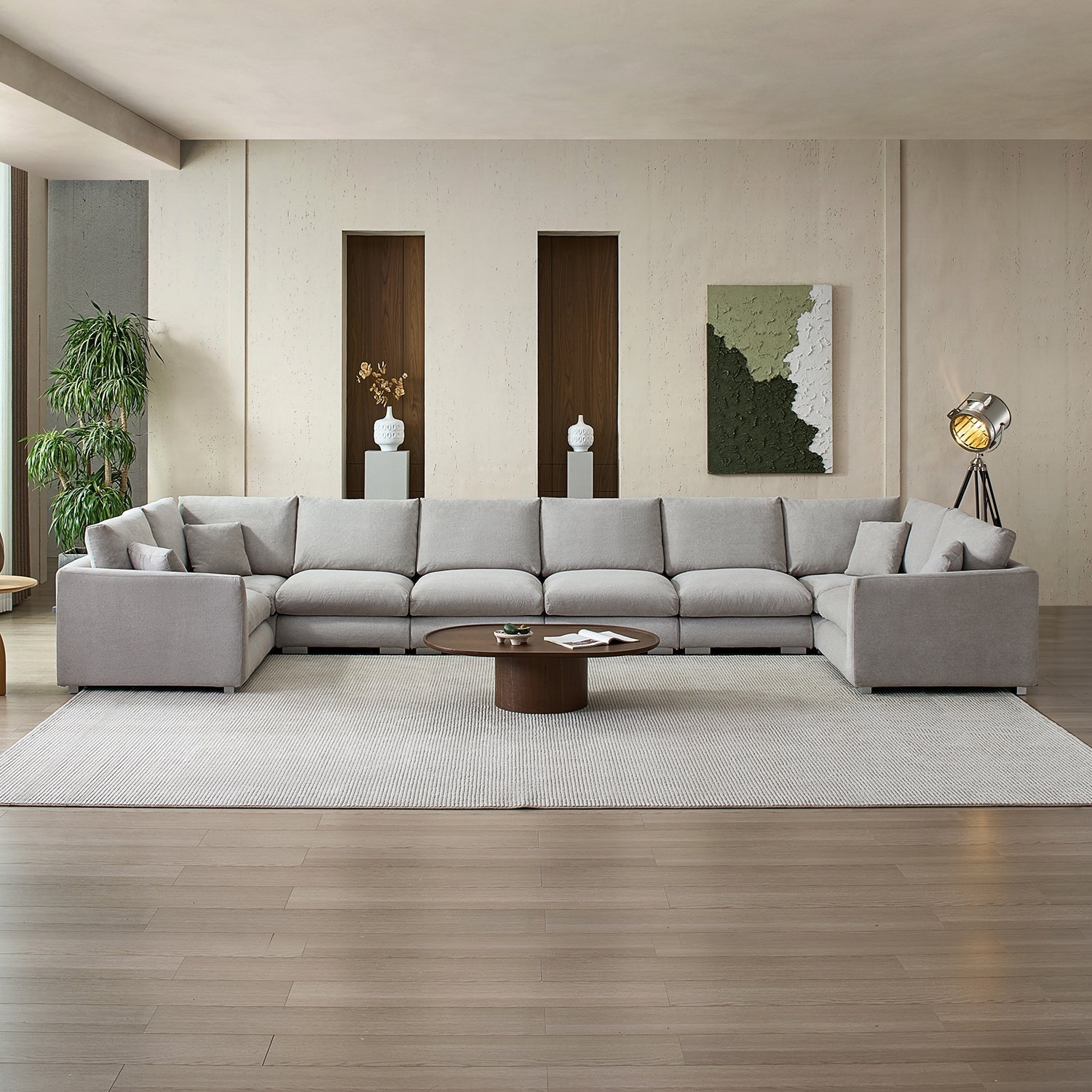 Feathers U-Sectional