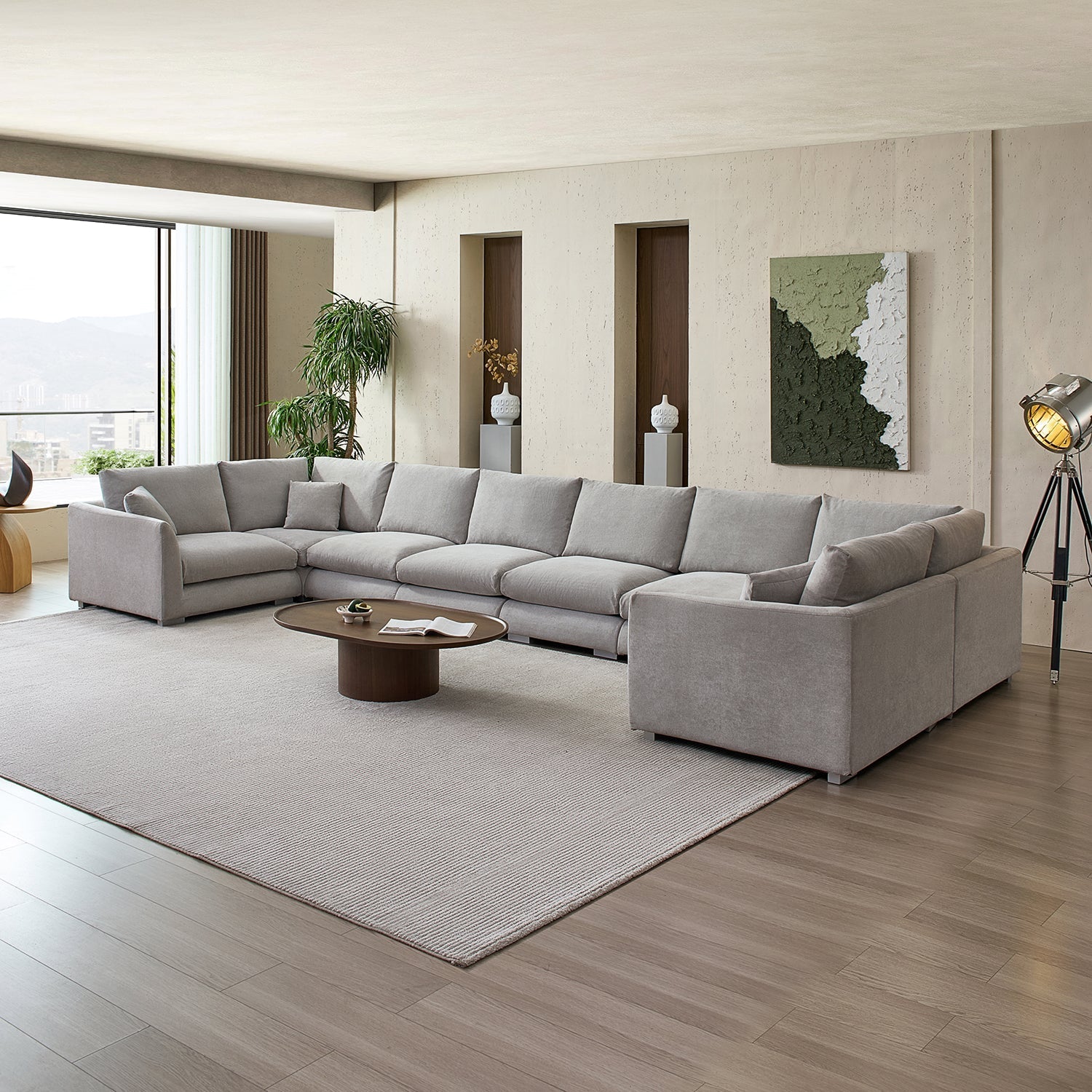Feathers U-Sectional
