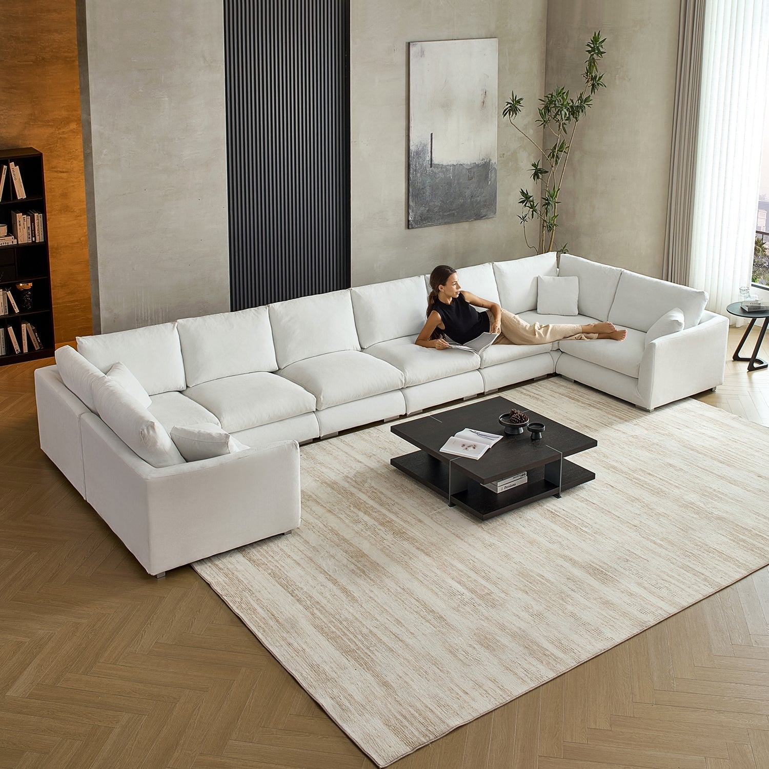 Feathers U-Sectional