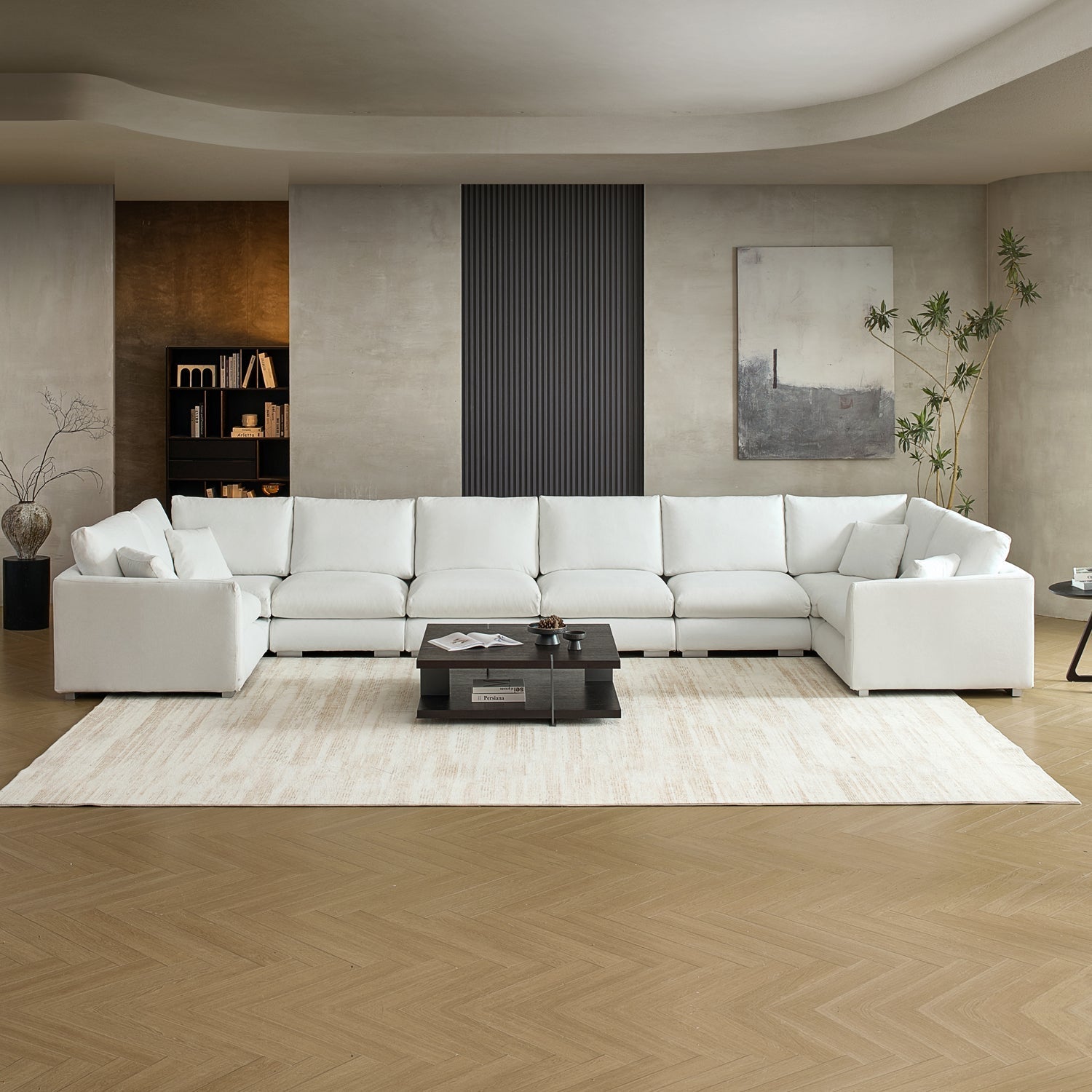 Feathers U-Sectional