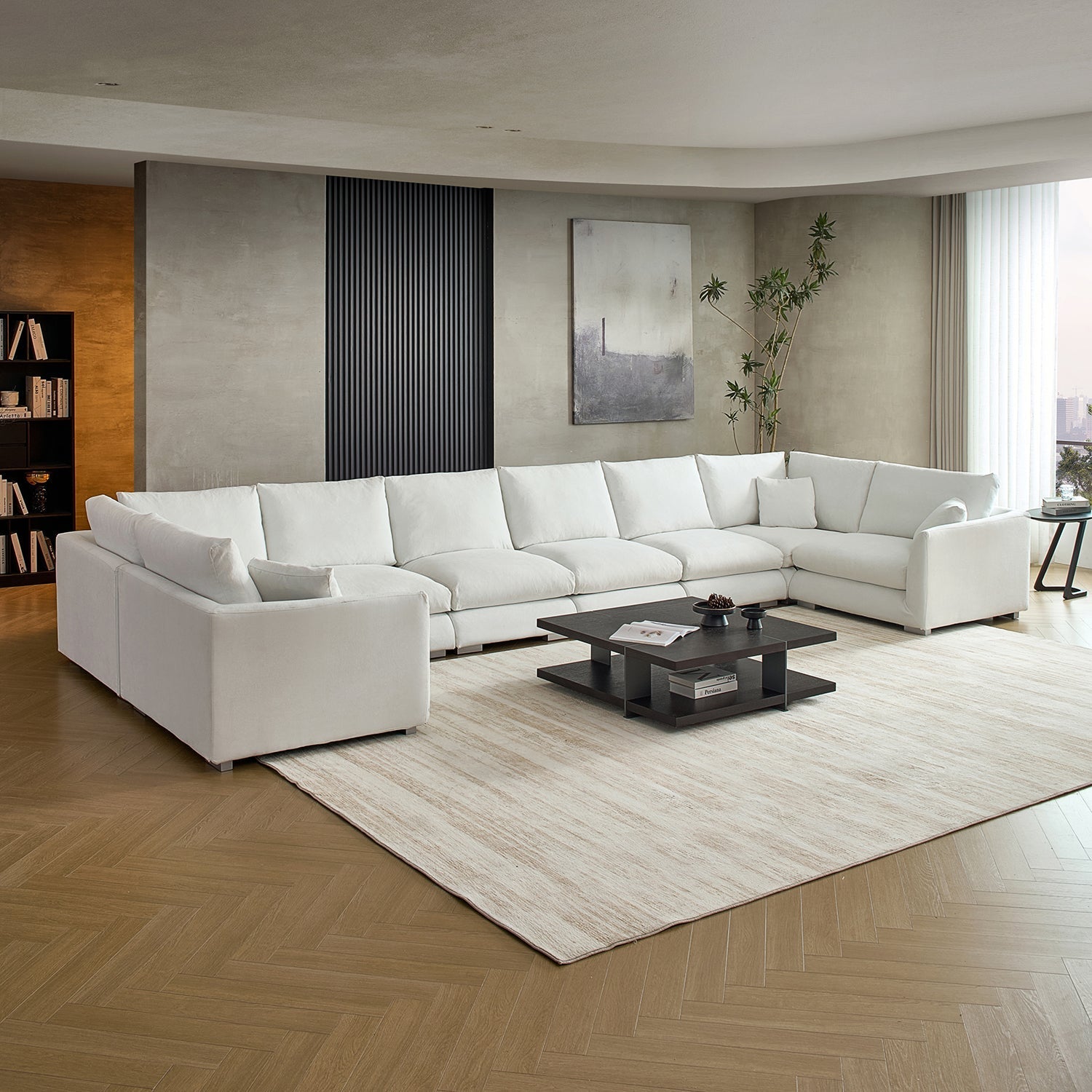 Feathers U-Sectional