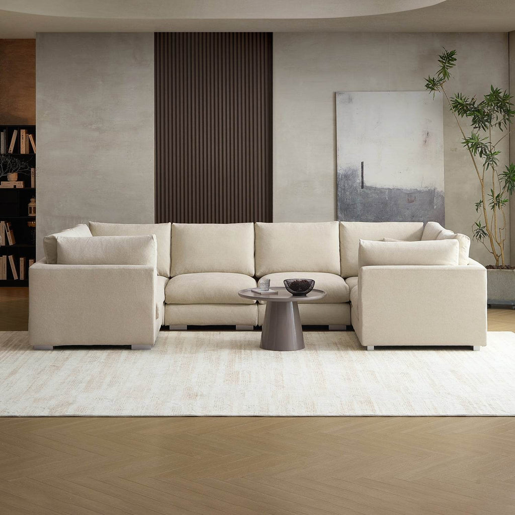 Feathers U-Sectional - Valyouweho