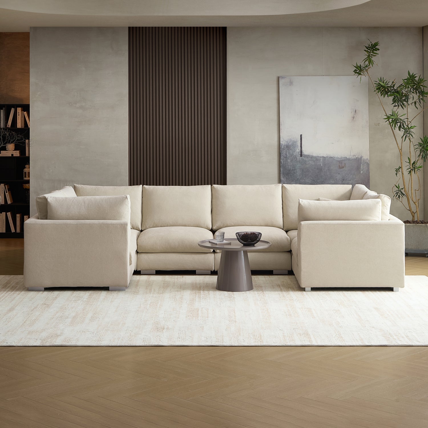 Feathers U-Sectional