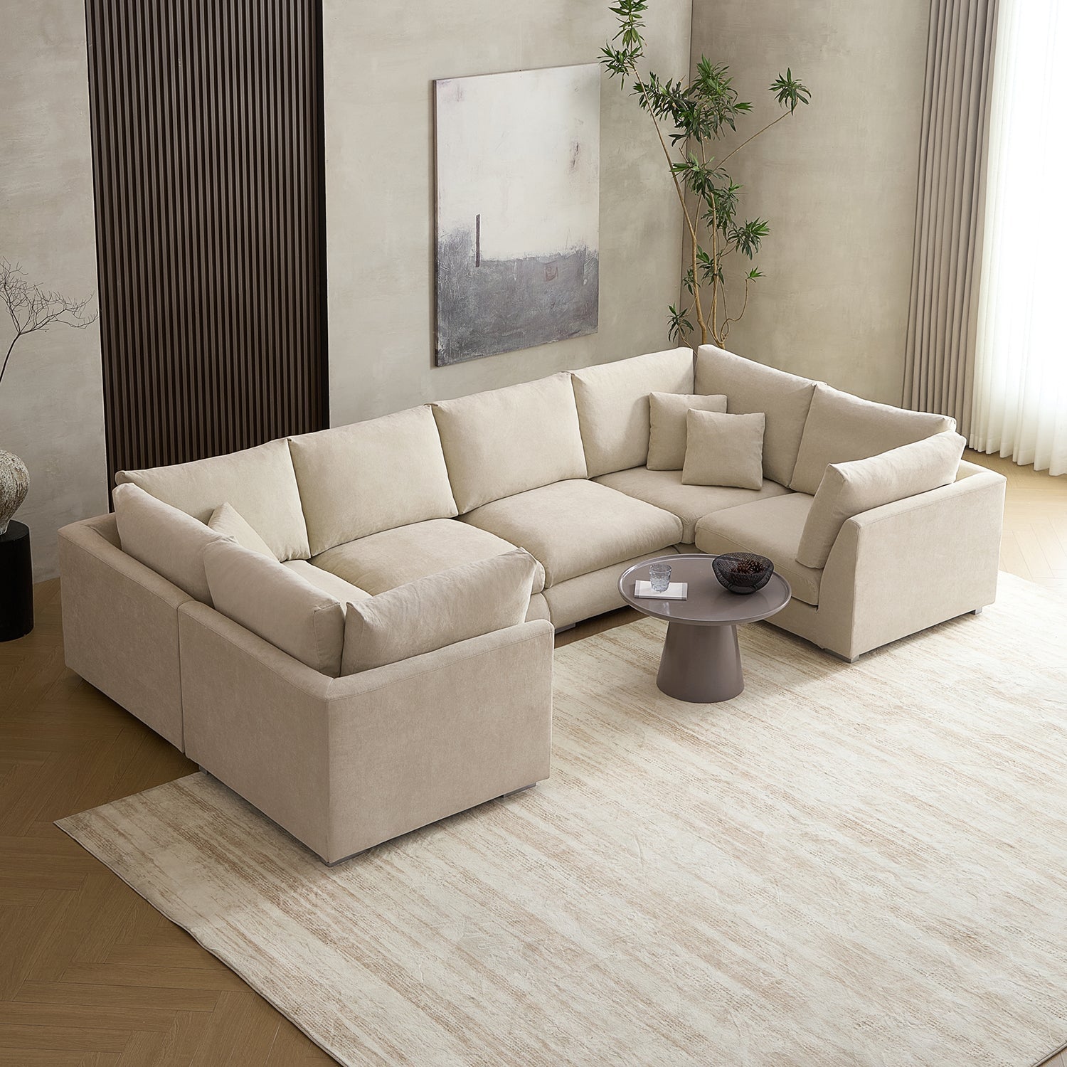 Feathers U-Sectional