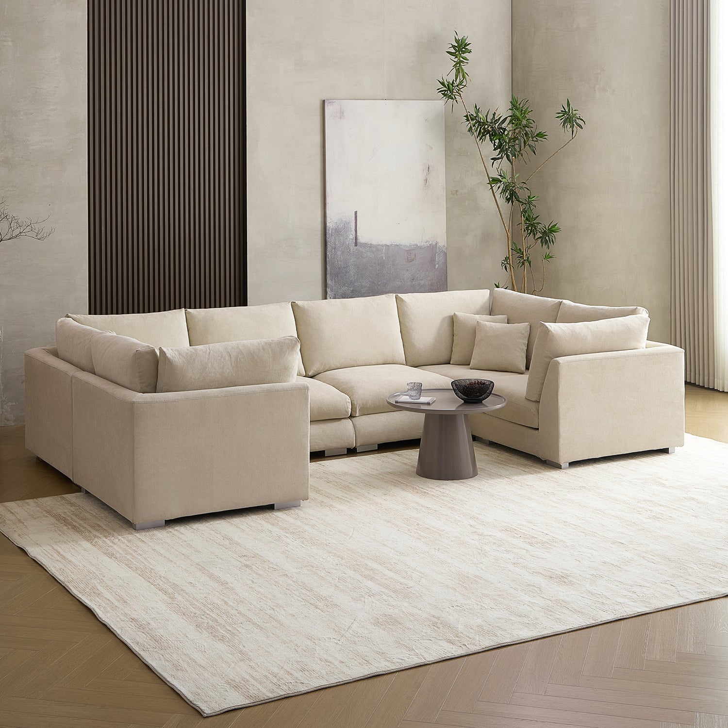 Feathers U-Sectional