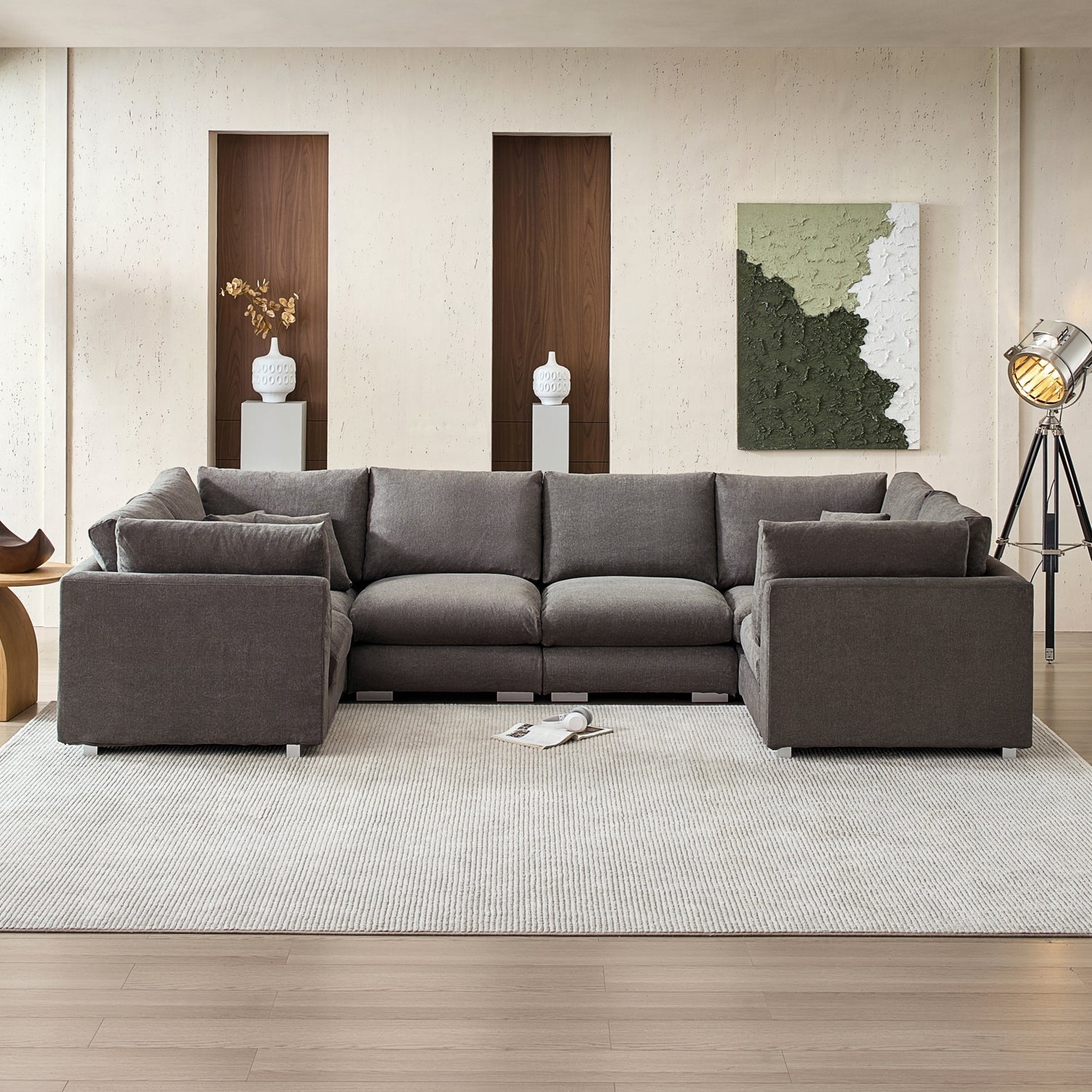Feathers U-Sectional