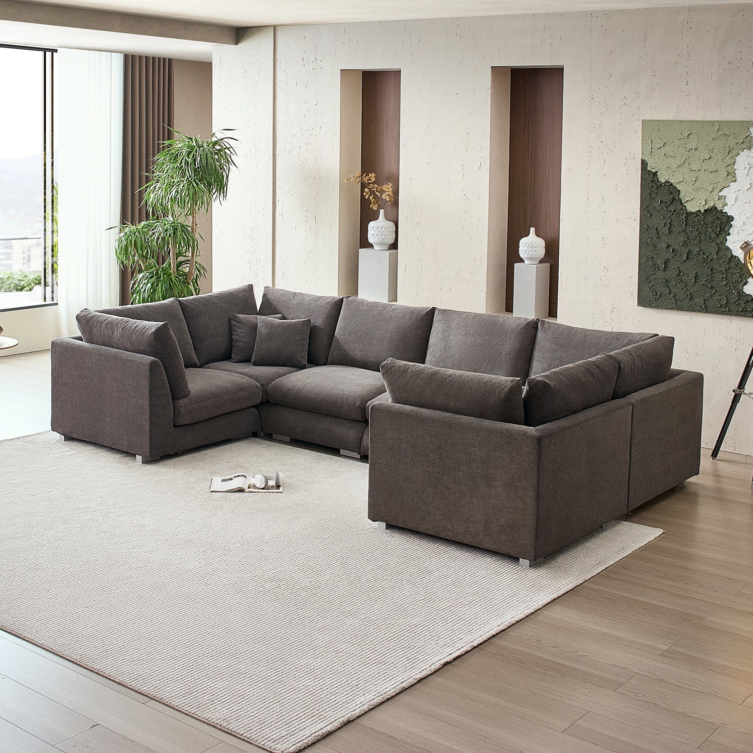 Feathers U-Sectional