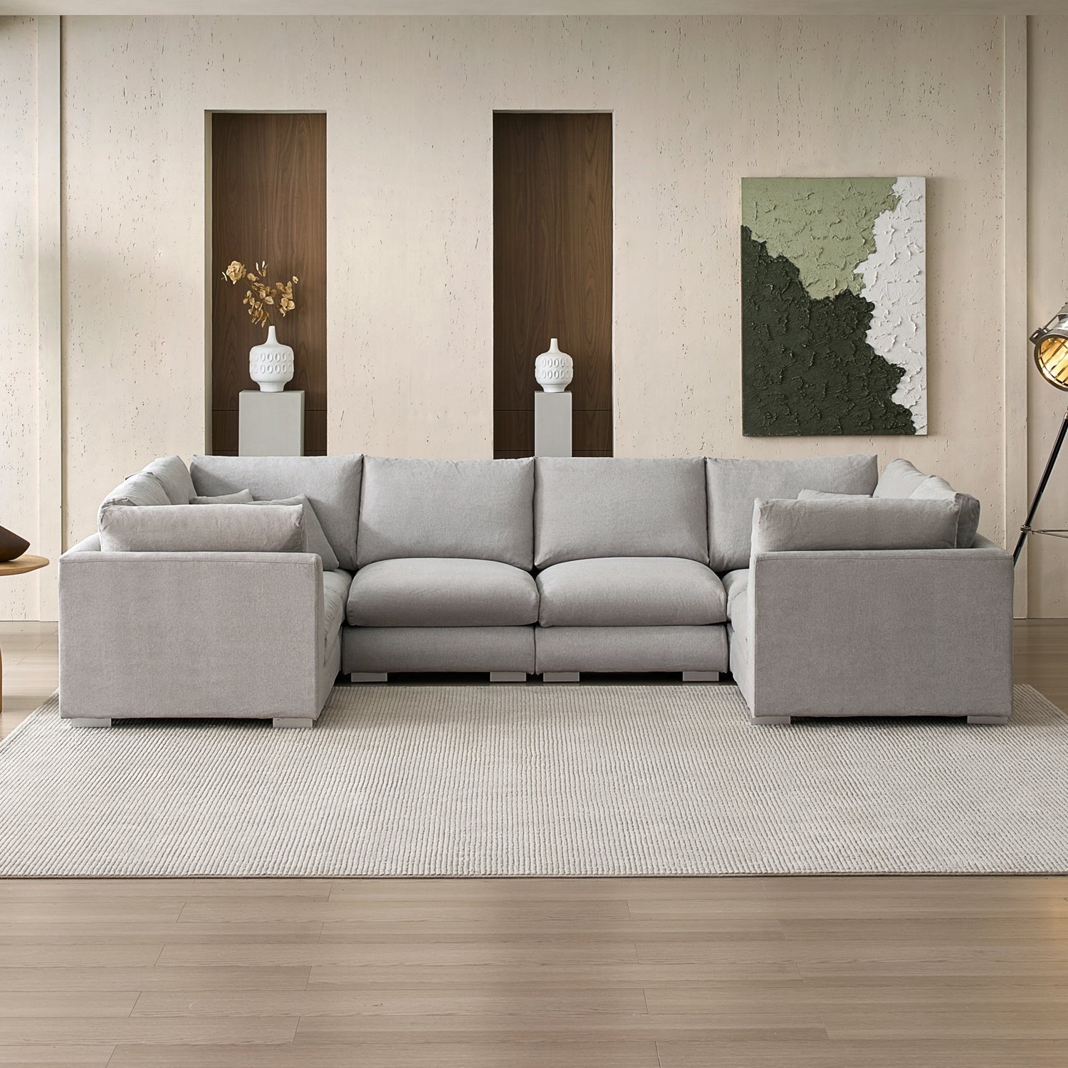 Feathers U-Sectional