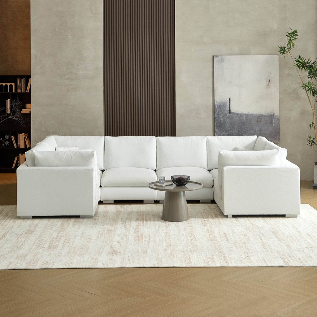 Feathers U-Sectional - Valyouweho