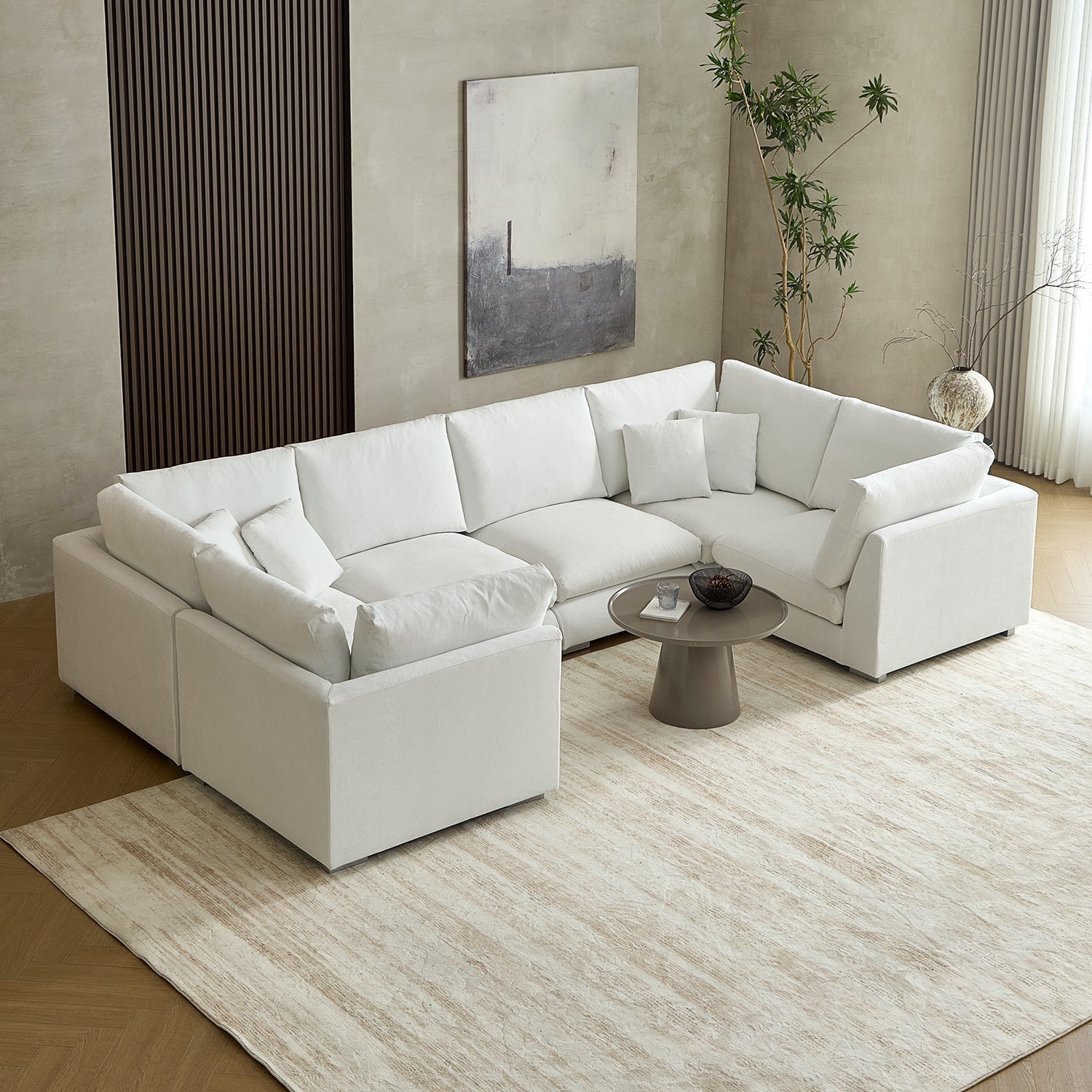 Feathers U-Sectional