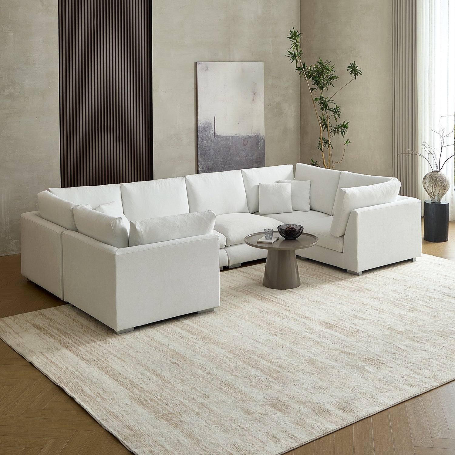 Feathers U-Sectional