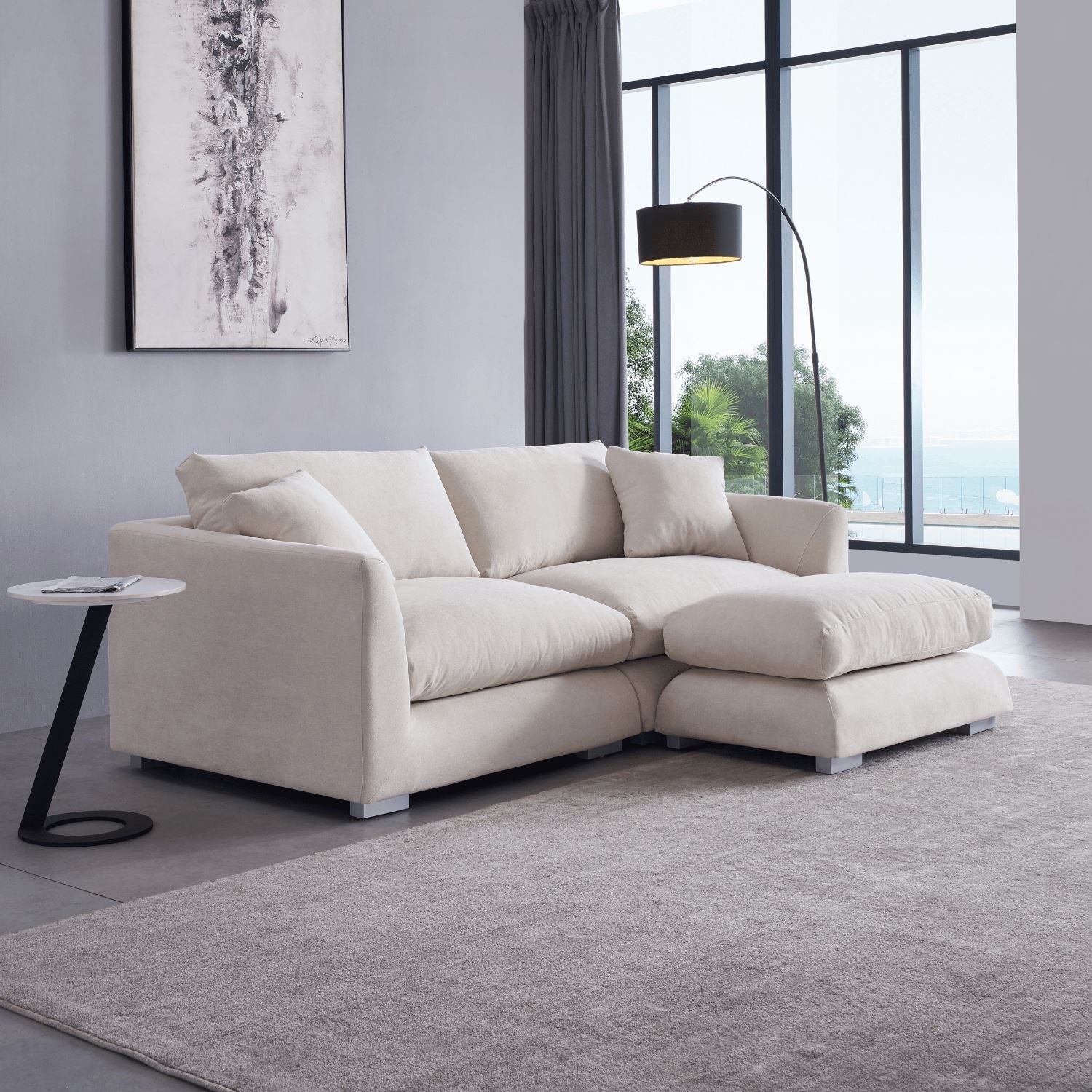 Feathers Sofa + Ottoman - Valyou