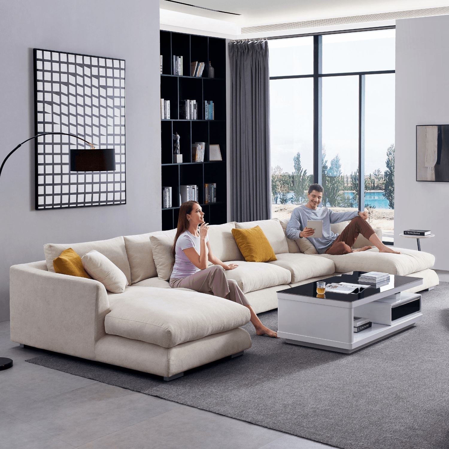 Feathers U-Sectional - Valyou