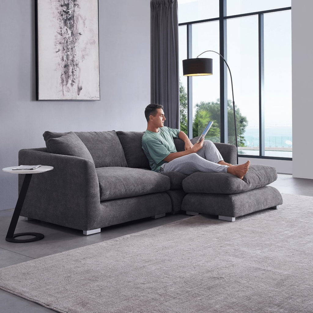 Feathers Sofa + Ottoman - Valyou