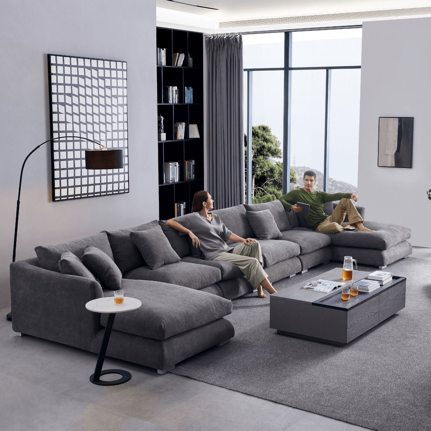 Feathers U-Sectional - Valyou