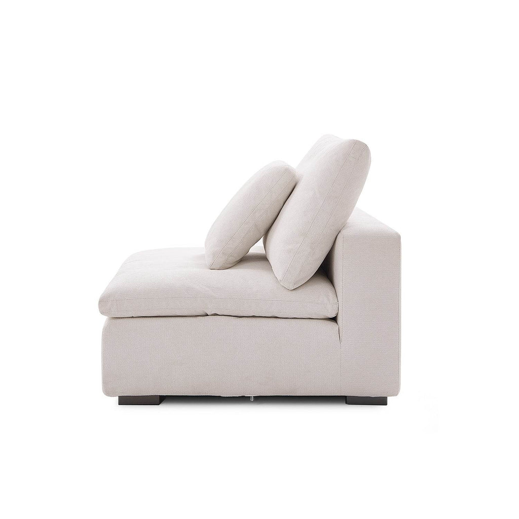 Malibu Cloud Couch Armless Modular Seat - Valyouweho