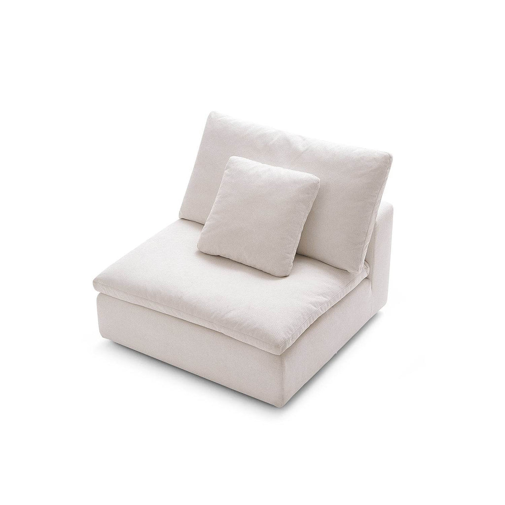 Malibu Cloud Couch Armless Modular Seat - Valyouweho