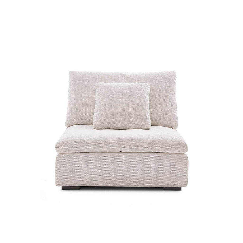 Malibu Cloud Couch Armless Modular Seat - Valyouweho