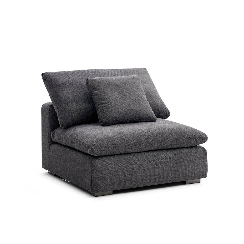 Malibu Cloud Couch Armless Modular Seat - Valyouweho