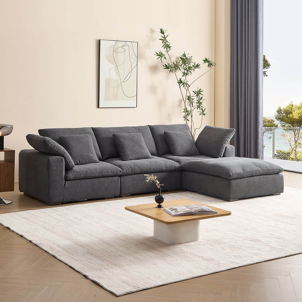 Malibu Cloud Sectional - Valyouweho