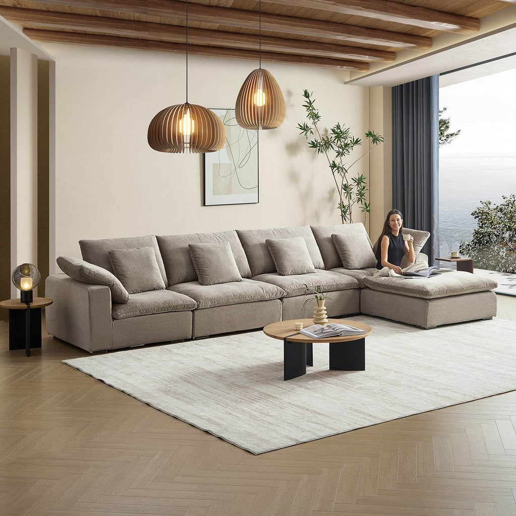 Malibu Cloud Sectional - Valyouweho