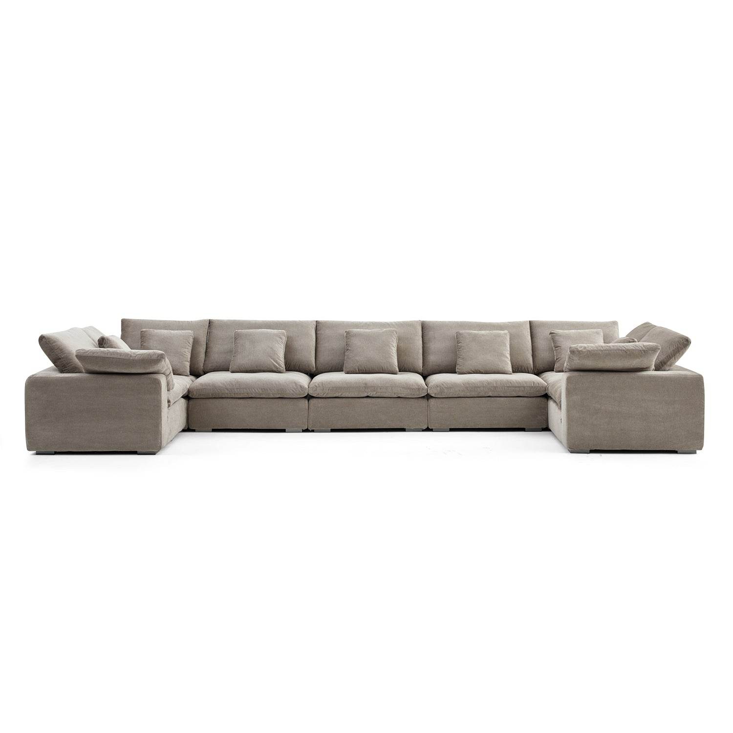 Malibu Cloud U Closed Sectional - Valyouweho