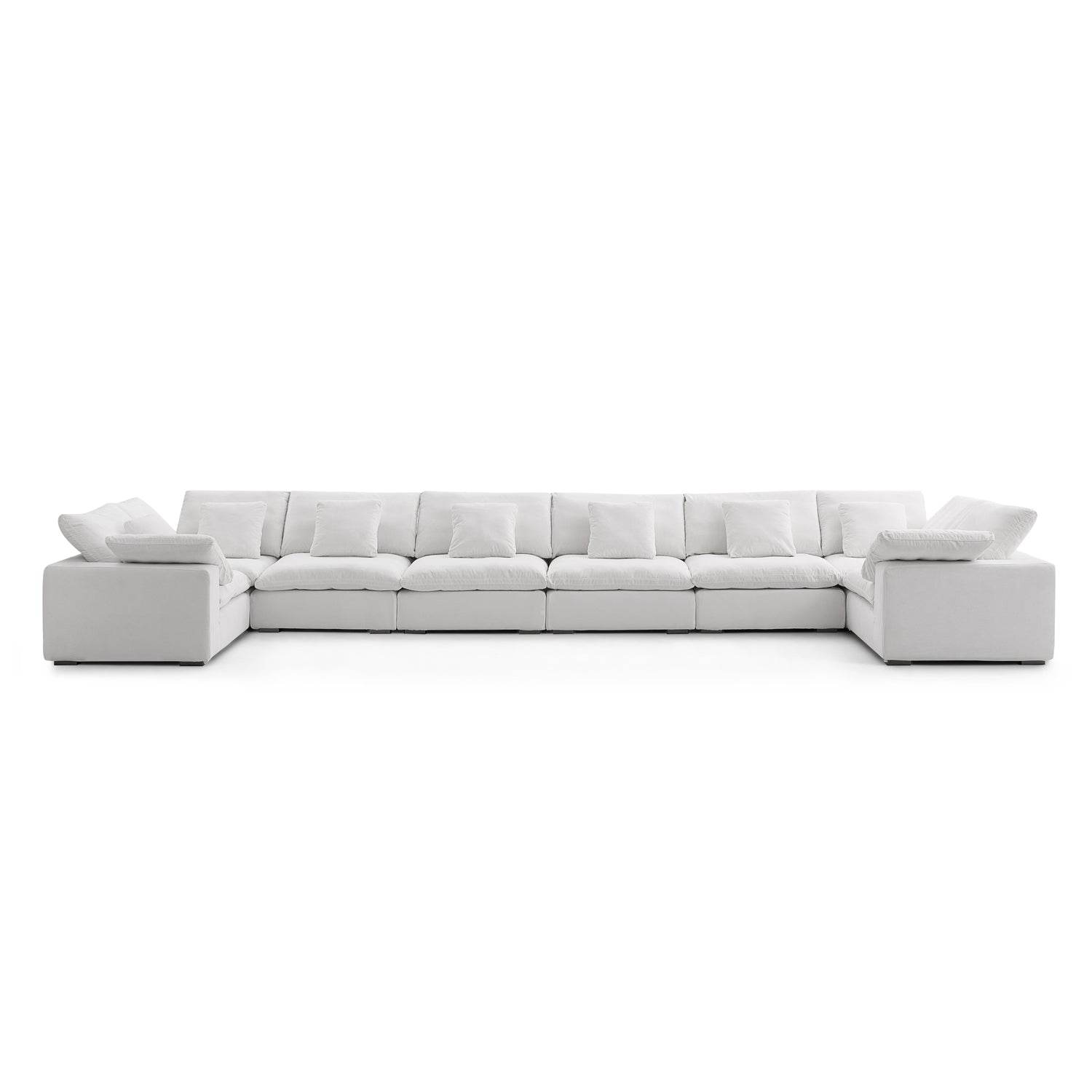 Malibu Cloud U Closed Sectional - Valyouweho