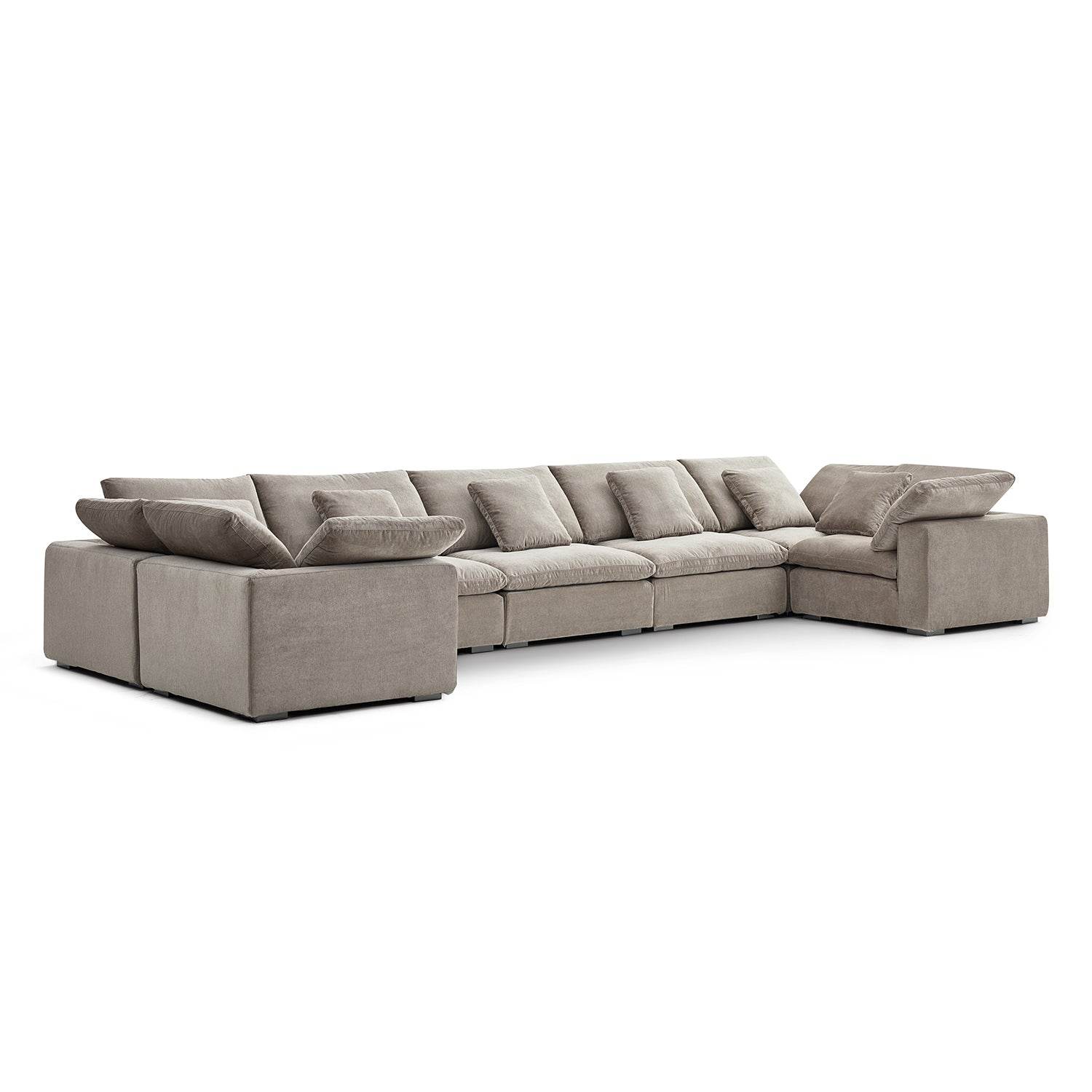 Malibu Cloud U Closed Sectional - Valyouweho