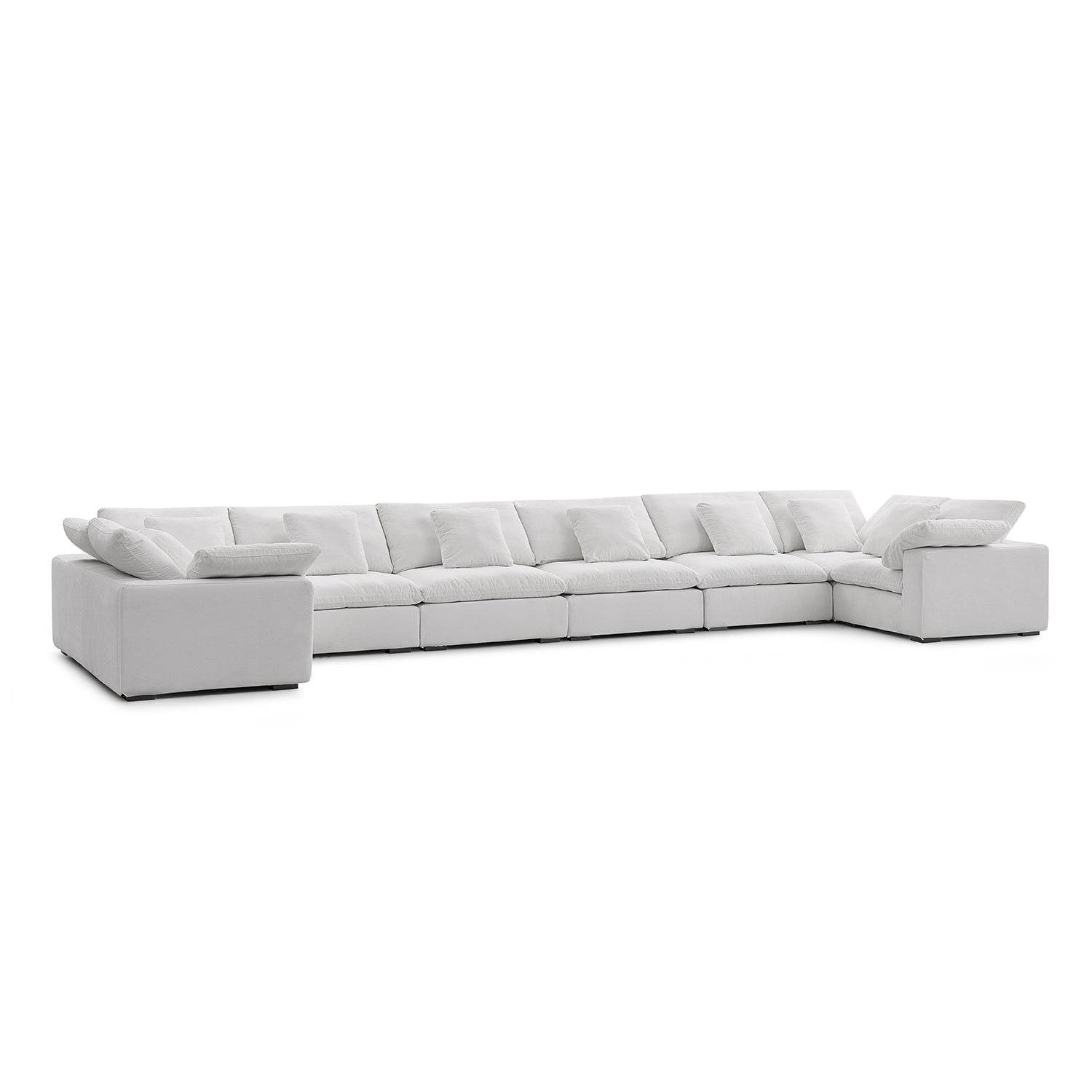 Malibu Cloud U Closed Sectional - Valyouweho