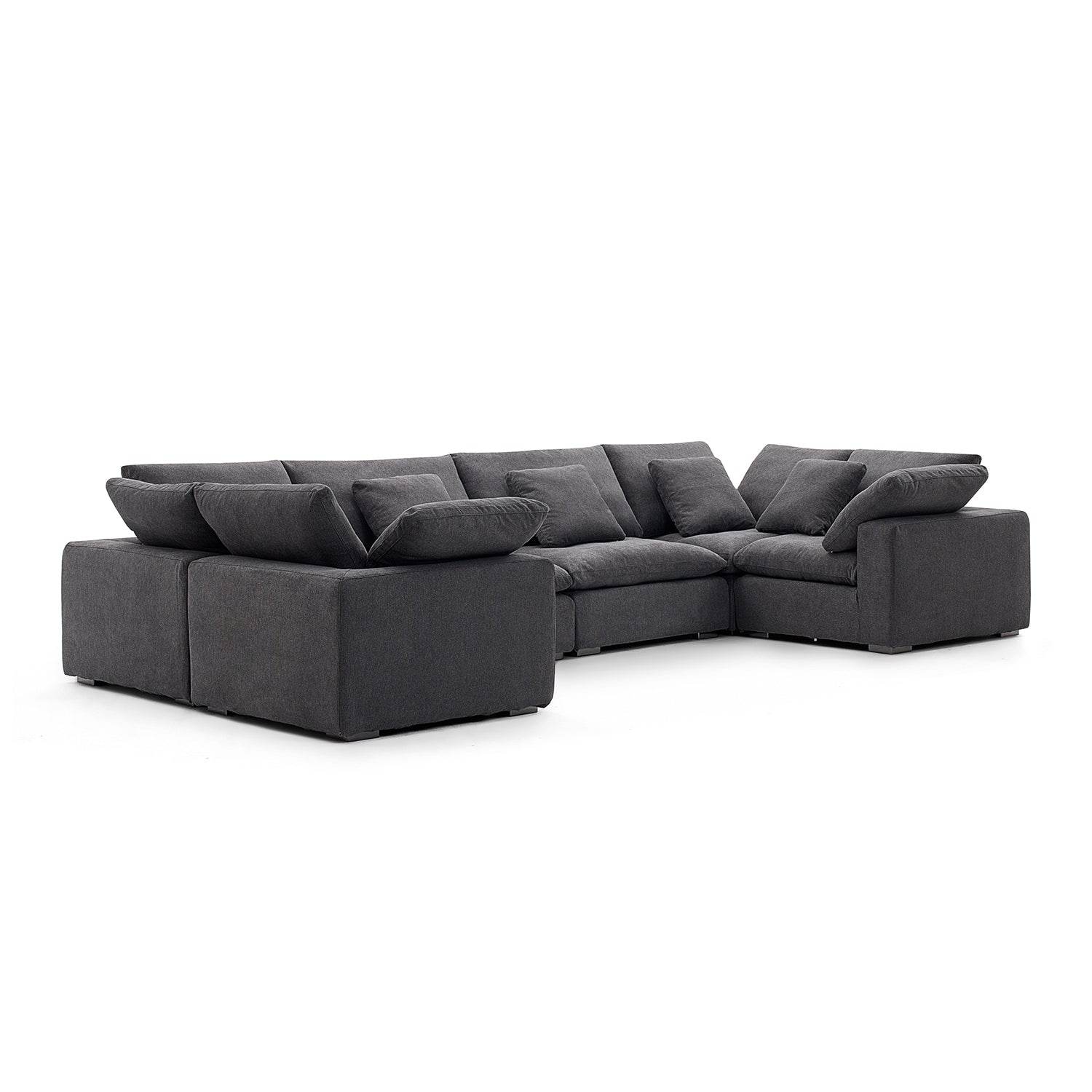 Malibu Cloud U Closed Sectional - Valyouweho
