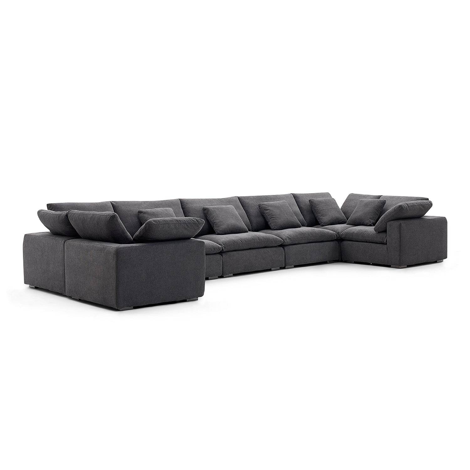 Malibu Cloud U Closed Sectional - Valyouweho