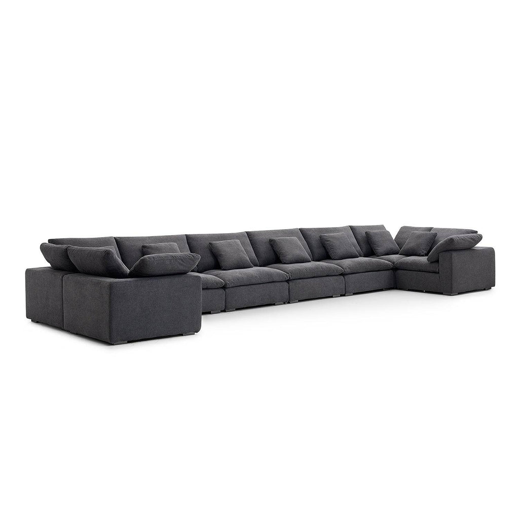 Malibu Cloud U Closed Sectional - Valyouweho