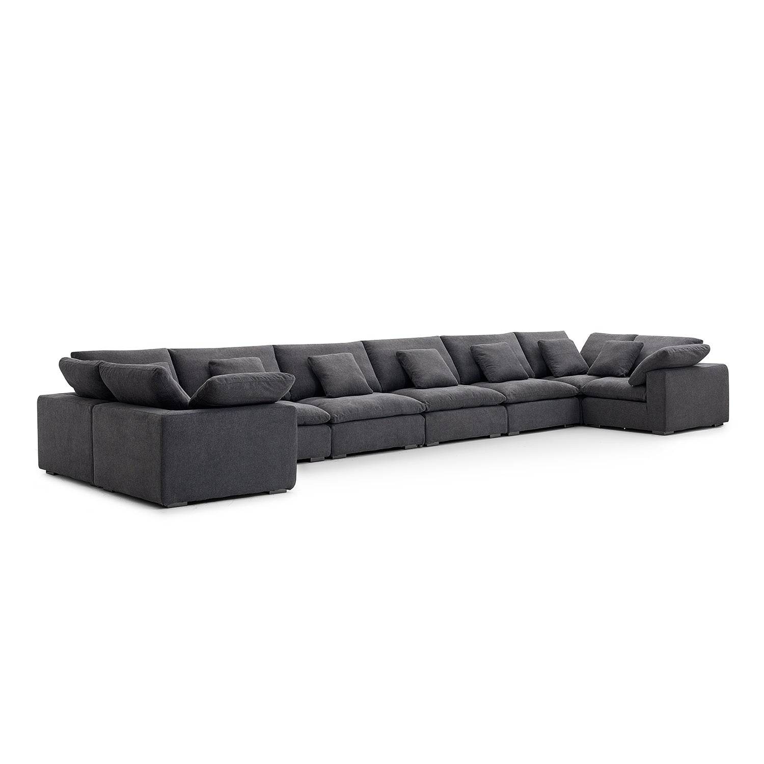 Malibu Cloud U Closed Sectional - Valyouweho