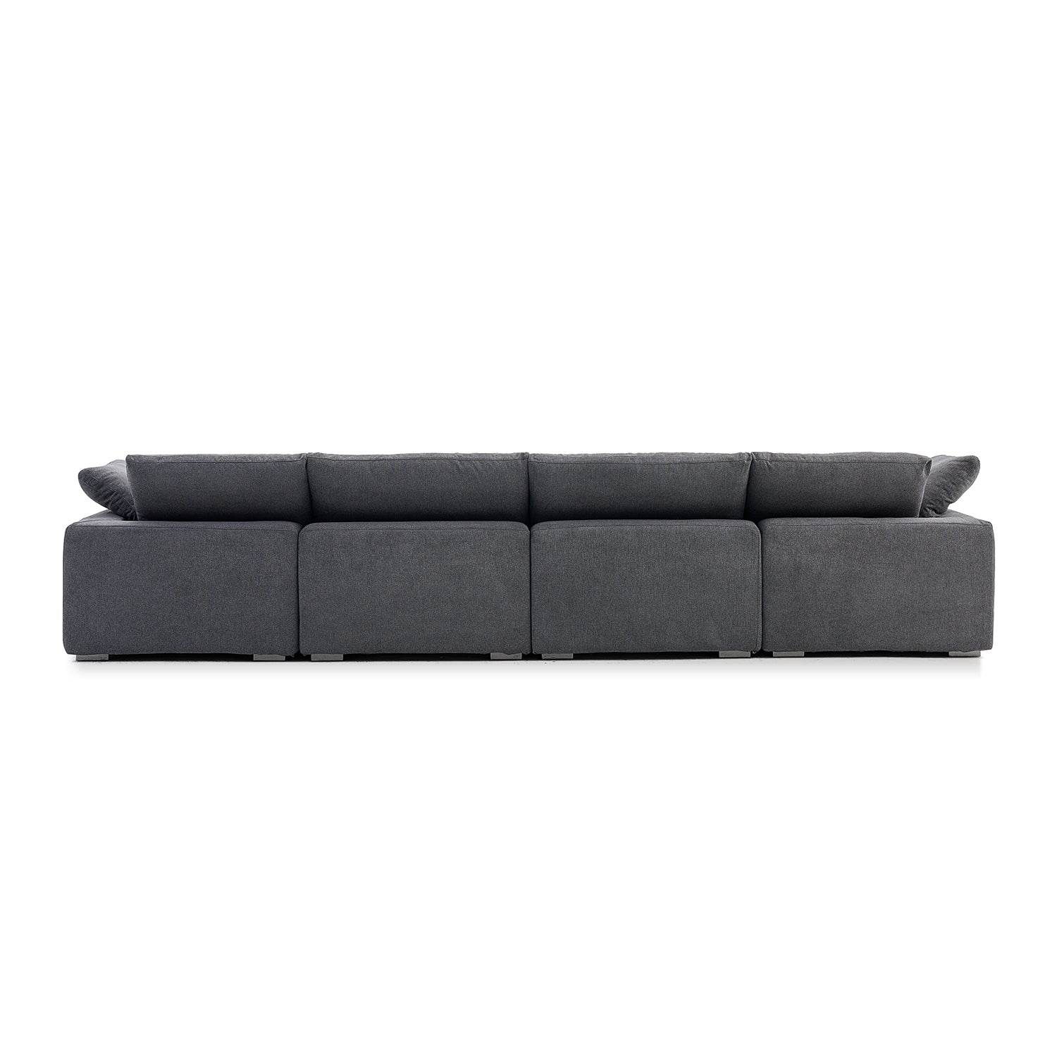 Malibu Cloud U Closed Sectional - Valyouweho