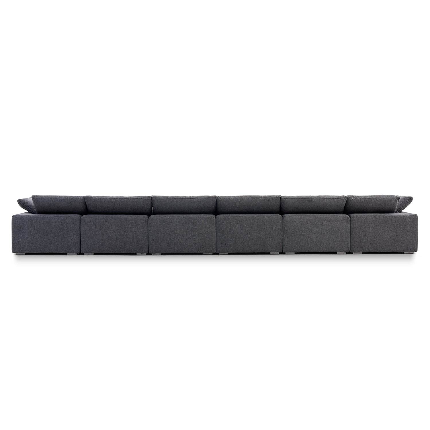 Malibu Cloud U Closed Sectional - Valyouweho