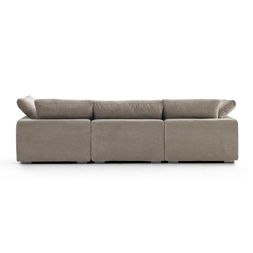 Malibu Cloud U Closed Sectional - Valyouweho
