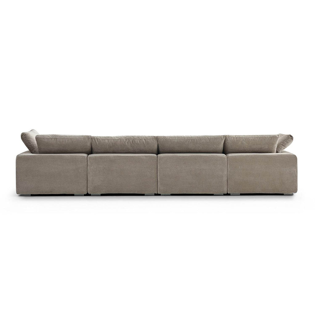 Malibu Cloud U Closed Sectional - Valyouweho
